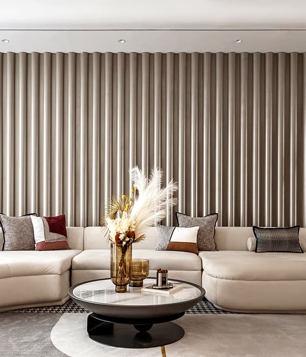 客厅背景墙-不锈钢橱柜